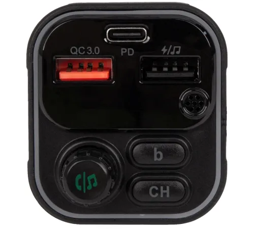 Автомобильный FM-модулятор ACV FMT-130B черный BT USB (40580) Автомобильный FM-модулятор ACV FMT-130B черный BT USB (40580)