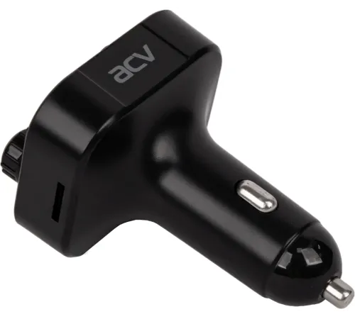 Автомобильный FM-модулятор ACV FMT-130B черный BT USB (40580) Автомобильный FM-модулятор ACV FMT-130B черный BT USB (40580)