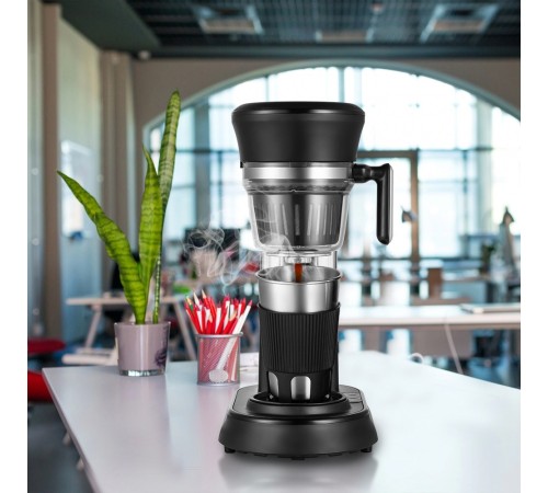 Кофемашина Kitfort КТ-7141 600Вт черный/нержавеющая сталь Кофемашина Kitfort КТ-7141 600Вт черный/нержавеющая сталь