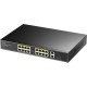 Коммутатор Cudy FS1018PS1 (L2) 16x100Мбит/с 2x1Гбит/с 1SFP 16PoE+ 200W неуправляемый