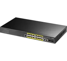 Коммутатор Cudy GS2018PS2-200W (L2) 16x1Гбит/с 2SFP 16PoE+ 200W управляемый