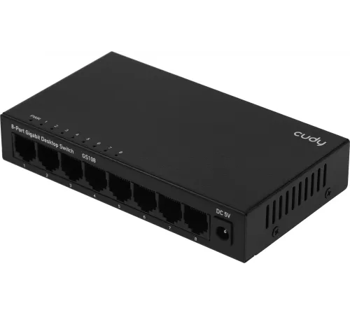 Коммутатор Cudy GS108 (L2) 8x1Гбит/с неуправляемый