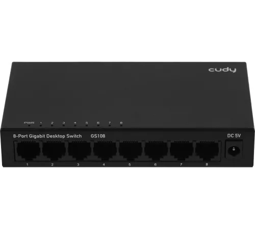 Коммутатор Cudy GS108 (L2) 8x1Гбит/с неуправляемый
