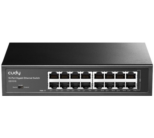 Коммутатор Cudy GS1016 (L2) 16x1Гбит/с неуправляемый