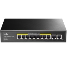Коммутатор Cudy GS1010PE (L2) 10x1Гбит/с 8PoE+ 120W неуправляемый