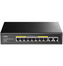 Коммутатор Cudy GS1010PE (L2) 10x1Гбит/с 8PoE+ 120W неуправляемый