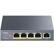 Коммутатор Cudy GS1005P (L2) 5x1Гбит/с 5PoE 60W неуправляемый