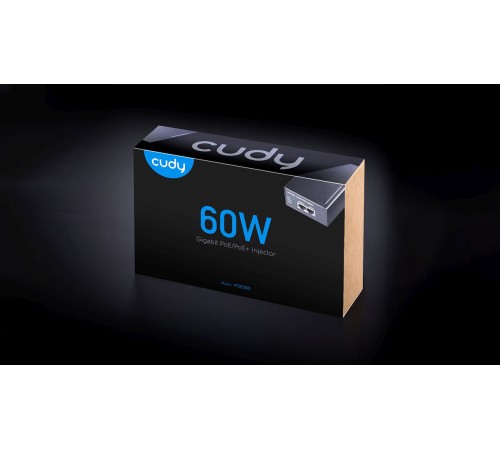 Инжектор PoE Cudy POE300 10/100/1000BASE-T 60Вт 53В(DC)