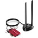 Сетевой адаптер Wi-Fi + Bluetooth Cudy WE4000 АХ5400 PCI Express (ант.внеш.съем) 1ант.