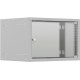Шкаф коммутационный NTSS LIME (NTSS-WL6U5535GS) настенный 6U 550x350мм пер.дв.стекл несъемн.бок.пан. 30кг серый 8.3кг 110град. IP20