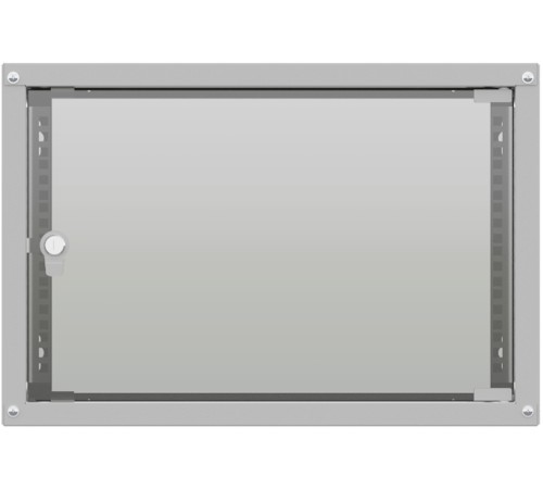 Шкаф коммутационный NTSS LIME (NTSS-WL6U5535GS) настенный 6U 550x350мм пер.дв.стекл несъемн.бок.пан. 30кг серый 8.3кг 110град. IP20