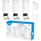 Бесшовный Mesh роутер Cudy M1200(3-Pack) AC1200 10/100BASE-TX белый (упак.:3шт)