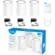Бесшовный Mesh роутер Cudy M1800(3-Pack) AX1800 10/100/1000BASE-TX белый (упак.:3шт)