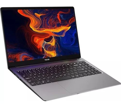 Ноутбук Tecno MegaBook T1 Core i5 12450H 16Gb SSD512Gb Intel UHD Graphics 15.6" IPS FHD (1920x1080) noOS grey WiFi BT Cam 6060mAh (TCN-T1I5-12.D15.GR)