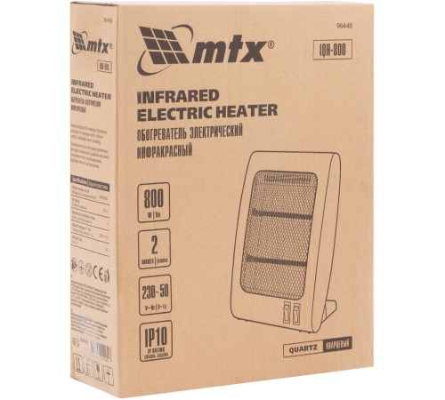 Инфракрасный обогреватель IQH-800, 230В, 800 Вт// MTX