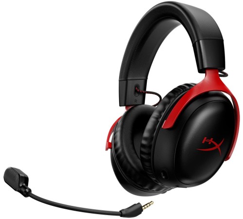 Наушники с микрофоном HyperX Cloud III черный/красный 1.2м мониторные оголовье (77Z46AA)