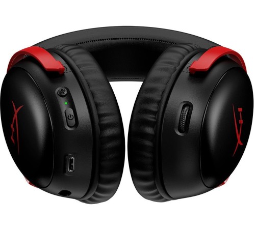 Наушники с микрофоном HyperX Cloud III черный/красный 1.2м мониторные оголовье (77Z46AA)