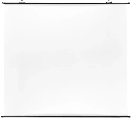 Экран Cactus 150x150см Map type CS-PSRM-150x150-BK 1:1 настенно-потолочный рулонный черный