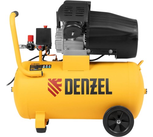 Компрессор поршневой Denzel DCV1800/50 масляный 320л/мин 50л 1800Вт желтый Компрессор поршневой Denzel DCV1800/50 масляный 320л/мин 50л 1800Вт желтый