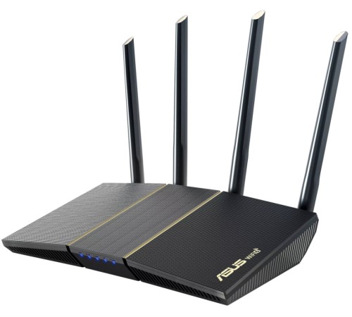 Роутер беспроводной Asus RT-AX57 AX3000 10/100/1000BASE-TX черный