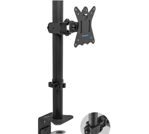 Кронштейн для мониторов Kromax CASPER-505 черный 10"-34" макс.10кг настольный поворот и наклон Кронштейн для мониторов Kromax CASPER-505 черный 10"-34" макс.10кг настольный поворот и наклон