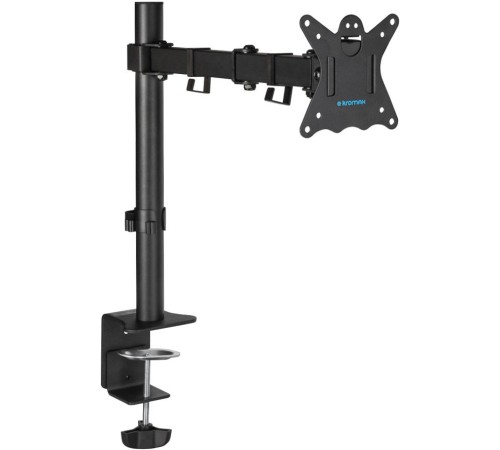Кронштейн для мониторов Kromax CASPER-507 черный 10"-34" макс.10кг настольный поворот и наклон