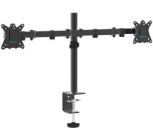 Кронштейн для мониторов Kromax CASPER-508 черный 10"-32" макс.10кг настольный поворот и наклон
