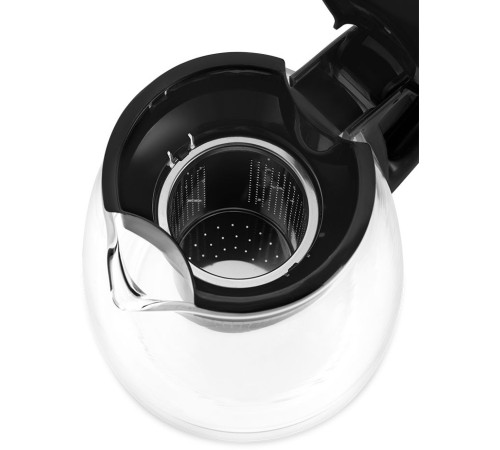 Чайный набор Kitfort КТ-6181 2л. 1500Вт черный/нержавеющая сталь (корпус: стекло)