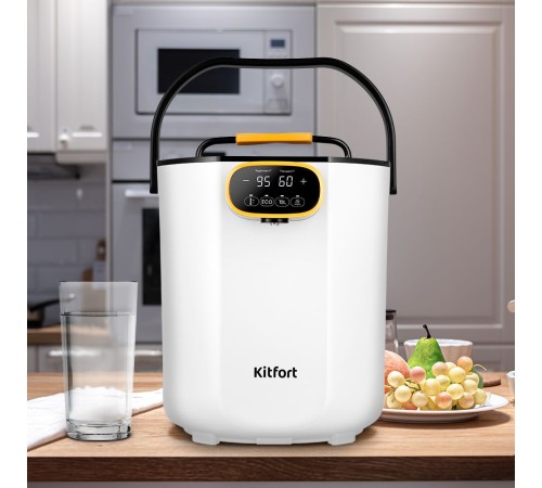 Термопот Kitfort КТ-2520 5л. 1600Вт белый/черный