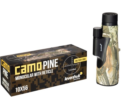 Монокуляр Levenhuk 10-10x 56мм Camo Pine 10x56 камуфляж (81947) Монокуляр Levenhuk 10-10x 56мм Camo Pine 10x56 камуфляж (81947)