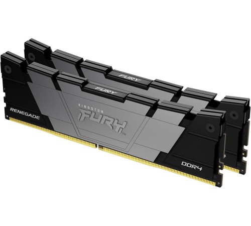 Память DDR4 2x32GB 3200MHz Kingston KF432C16RB2K2/64 Fury Renegade Black RTL PC4-25600 CL16 DIMM 288-pin 1.35В dual rank Ret