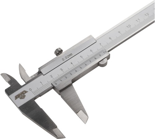 Штангенциркуль нониусный Amo SLM-150 серый пластиковый футляр (855542)
