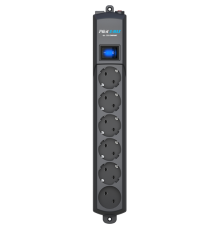 Сетевой фильтр ZIS PILOT S-MAX, 1,8м, 5+1 розетка, 16А/3,6кВт, графит (Pilot S max 1.8m)
