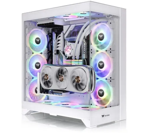 Корпус Thermaltake CTE E600MX белый без БП E-ATX 3x140mm 2xUSB3.0 audio bott PSU
