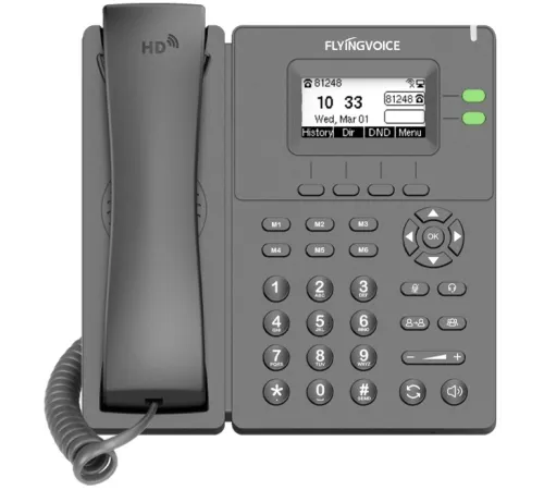Телефон IP Flyingvoice P11 серый (упак.:1шт) Телефон IP Flyingvoice P11 серый (упак.:1шт)