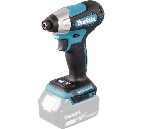 Дрель-шуруповерт Makita DTD157Z без АКБ и ЗУ аккум. патрон:квад.1/4" (DTD157Z)