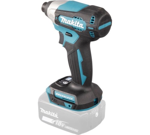 Дрель-шуруповерт Makita DTD157Z без АКБ и ЗУ аккум. патрон:квад.1/4" (DTD157Z)
