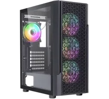 Корпус Accord 3312 черный без БП ATX 2xUSB2.0 1xUSB3.0 audio bott PSU