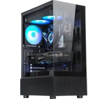 Корпус Formula Cristal Z1M черный без БП mATX 2xUSB2.0 1xUSB3.0 audio bott PSU