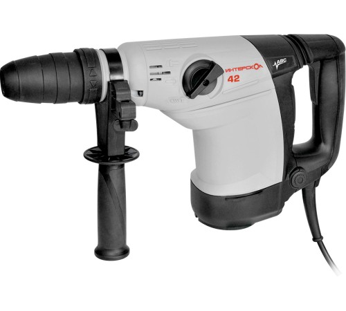 Перфоратор Интерскол П-42/1200ЭВ патрон:SDS-max уд.:11Дж 1200Вт (кейс в комплекте) Перфоратор Интерскол П-42/1200ЭВ патрон:SDS-max уд.:11Дж 1200Вт (кейс в комплекте)