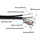 Кабель информационный Lanmaster TWT-5EFTP-UNV-TR кат.5E FTP 4X2X24AWG PE внешний 305м черный