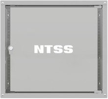 Шкаф коммутационный NTSS Lime (NTSS-WL12U5560GS) настенный 12U 550x600мм пер.дв.стекл несъемн.бок.пан. 30кг серый 110град. IP20 сталь