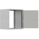 Шкаф коммутационный NTSS Lime (NTSS-WL12U5560GS) настенный 12U 550x600мм пер.дв.стекл несъемн.бок.пан. 30кг серый 110град. IP20 сталь