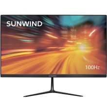 Монитор SunWind 21.5" SM-22FV222 черный VA 5ms 16:9 HDMI матовая 250cd 178гр/178гр 1920x1080 100Hz FreeSync VGA FHD 2.29кг