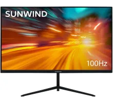Монитор SunWind 23.8" SM-24FV222 черный VA 5ms 16:9 HDMI матовая 250cd 178гр/178гр 1920x1080 100Hz FreeSync VGA FHD 2.79кг