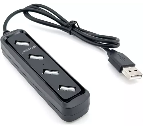 Разветвитель USB 2.0 BPH-1729 4порт. черный