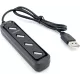 Разветвитель USB 2.0 BPH-1729 4порт. черный
