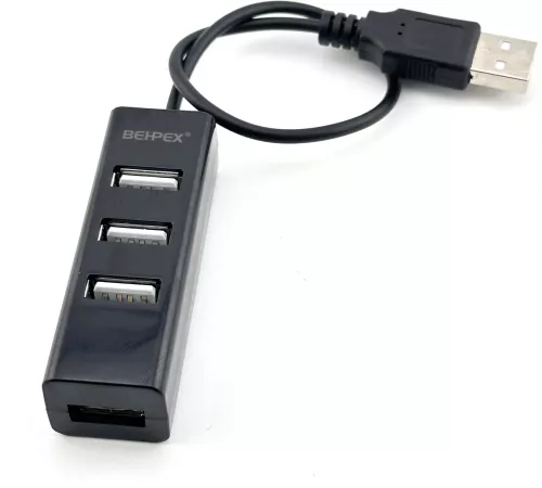 Разветвитель USB 2.0 BPH-1906 4порт. черный