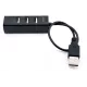 Разветвитель USB 2.0 BPH-1906 4порт. черный