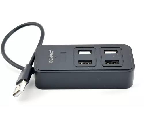 Разветвитель USB 2.0 BPH-1901T 4порт. черный